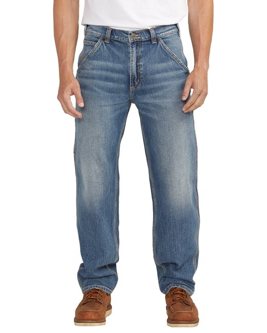 Silver Jeans Co. Blue Relaxed Fit Painter Jeans for men