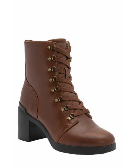 ABEO Brown Metropolis Lace Boot