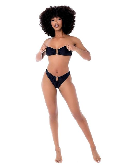 DAI MODA Black Zeni Two-Piece Bikini