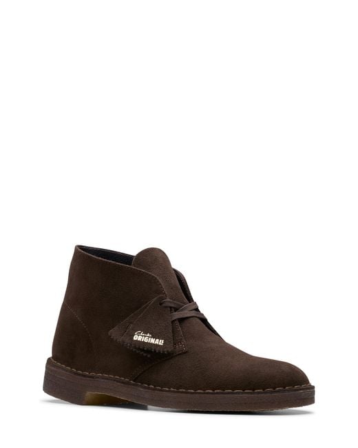 Clarks Brown Clarks Desert Chukka Boot for men