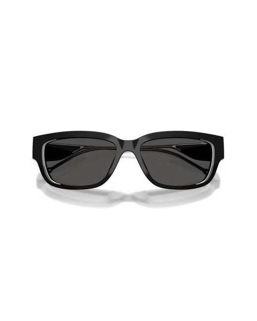 DIESEL Black Geck-D 56Mm Rectangular Sunglasses for men