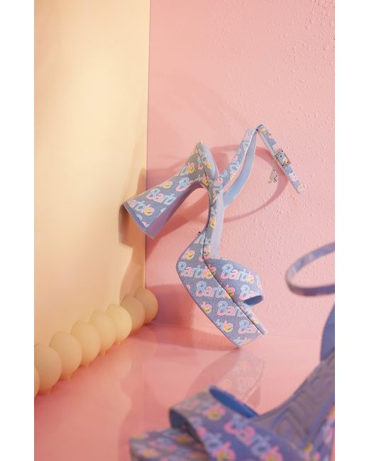 ALDO Blue X Barbie Party Ankle Strap Platform Sandal