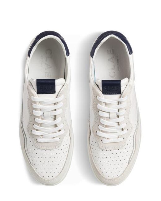 CLAE White Haywood Low Top Sneaker for men