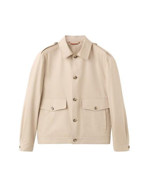 Mango Natural Cotton & Silk Jacket for men