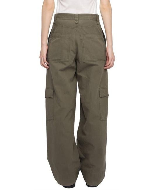 Zadig & Voltaire Green Cotton Canvas Cargo Pants