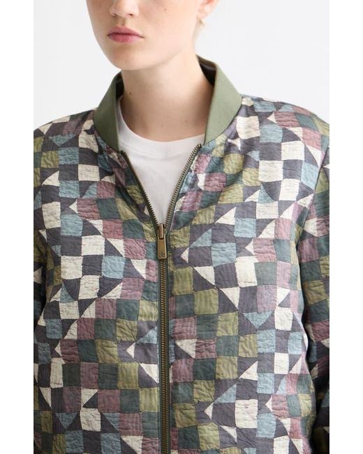 Scotch & Soda Black Reversible Quilted Bomber Jacket