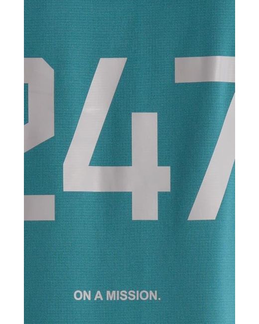 24/7 Blue Numbers Tank for men