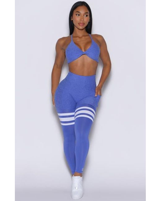 Bombshell Sportswear Blue Twist Mini Bra
