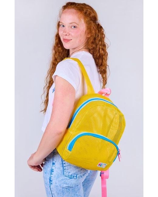 Mokuyobi Yellow Mesh Mini Backpack