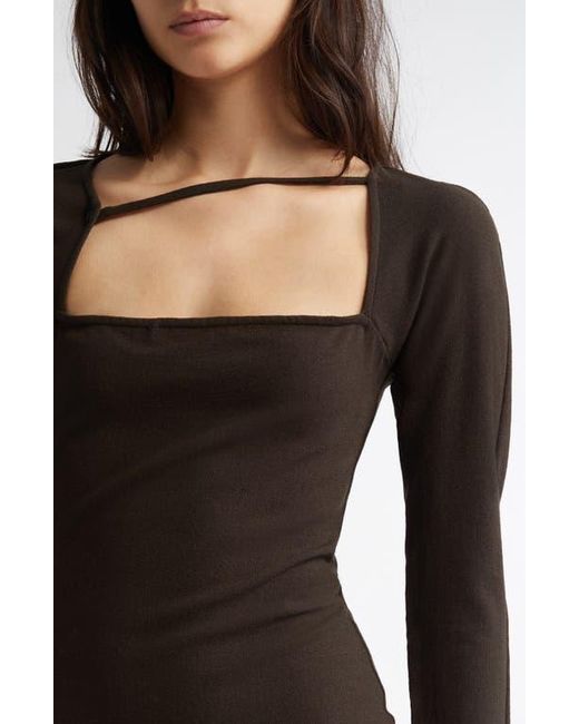 Paloma Wool Kira Asymmetric Long Sleeve Wool Blend Sweater