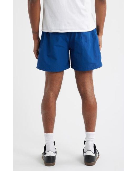 Market Blue Smiley Lockup Tech Shorts for men