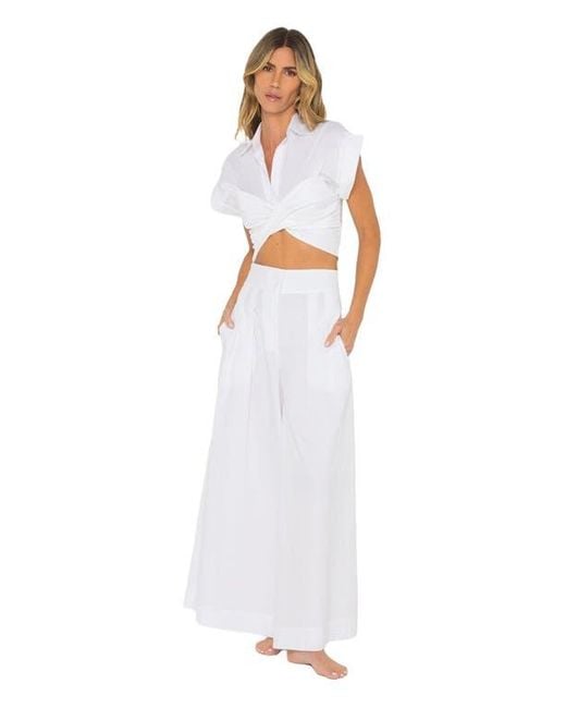 JBQ White Logan Pant