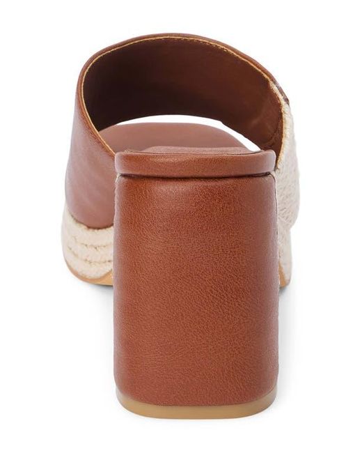 Matisse Brown Beaufort Colorblock Mixed Media Sandal