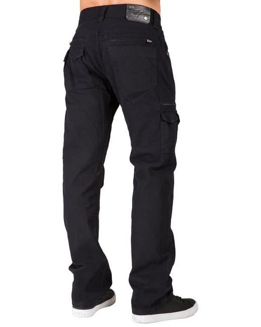 Level 7 Blue Cargo Jeans for men