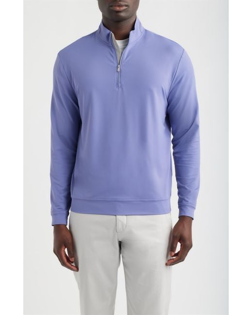 Johnnie-o Blue Motion Performance Quarter Zip Pullover for men