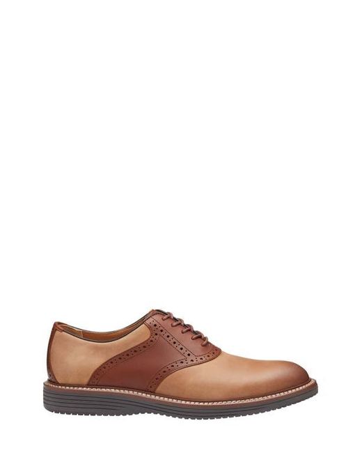 Johnston & Murphy Brown Upton Saddle Shoe for men