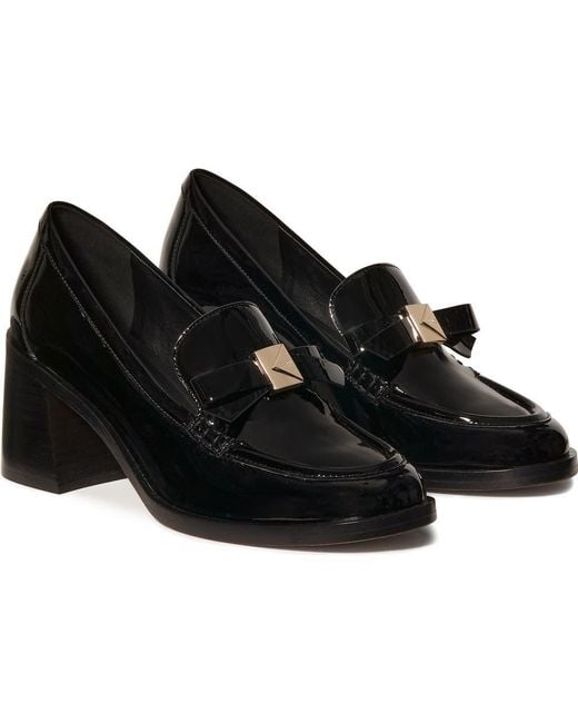 Kate Spade Black Deco Bow Loafer Pump