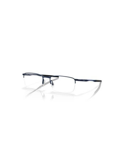 Oakley Blue 53Mm Rectangle Optical Glasses for men
