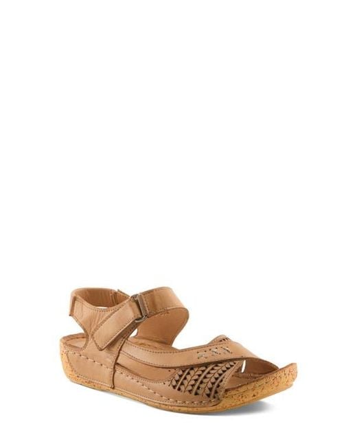 Spring Step Brown Galaire Sandal