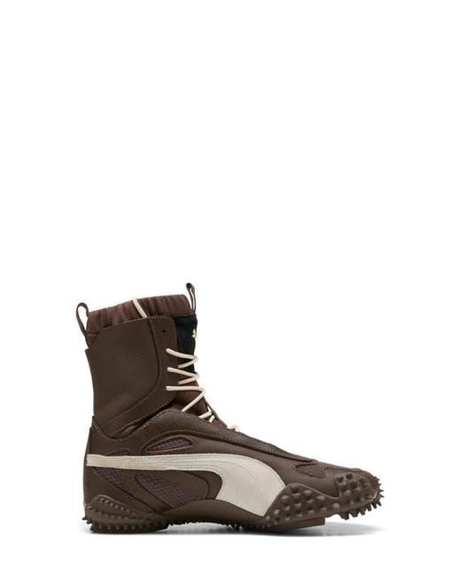 PUMA Brown Mostro Mid Sneaker Boot