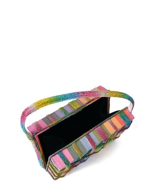 Simitri Green Etoile Clutch