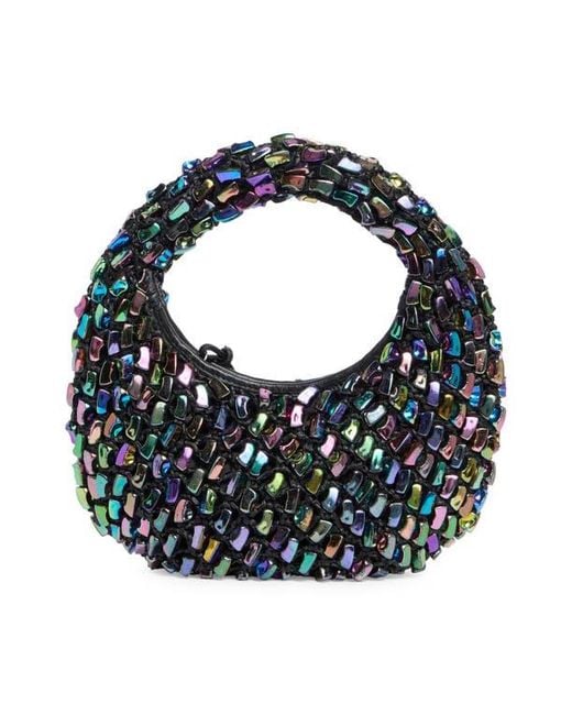 Staud Blue Reef Beaded Bag