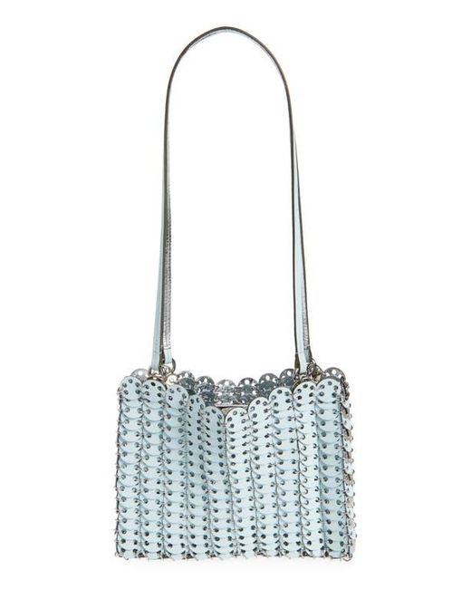 Rabanne 1969 Icon Leather Shoulder Bag in Blue | Lyst