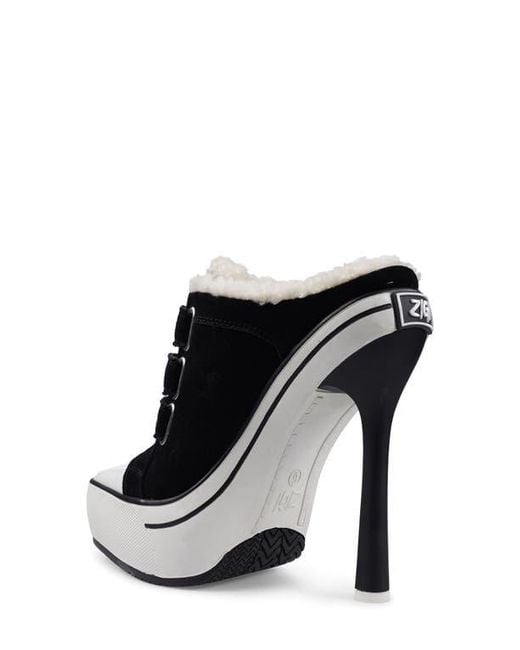 Zigi Black Harlemm Pointed Toe Platform Pump