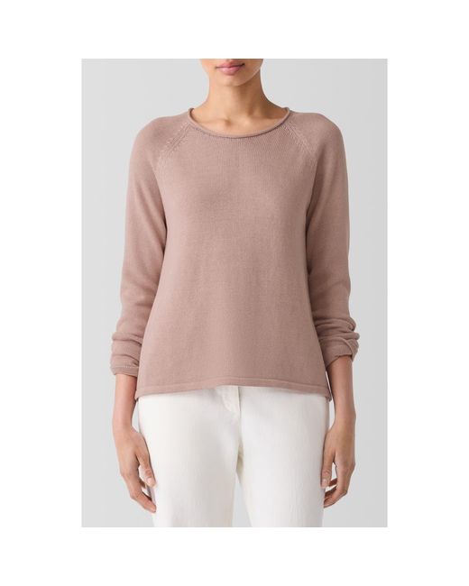 Eileen fisher organic cotton blend sweater hotsell