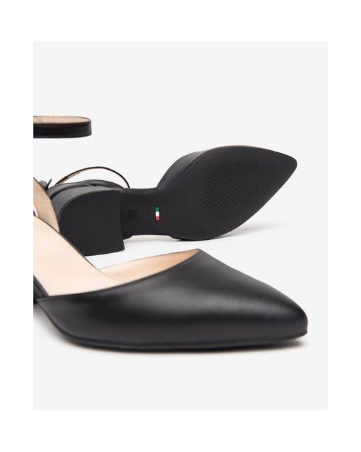 Nero Giardini Black Ankle Strap Pump
