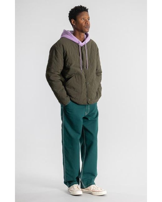 Stan Ray Green Reversible Quilted Liner Jacket for men