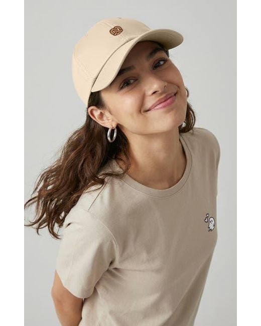 Alix White Pretzel Dad Cap