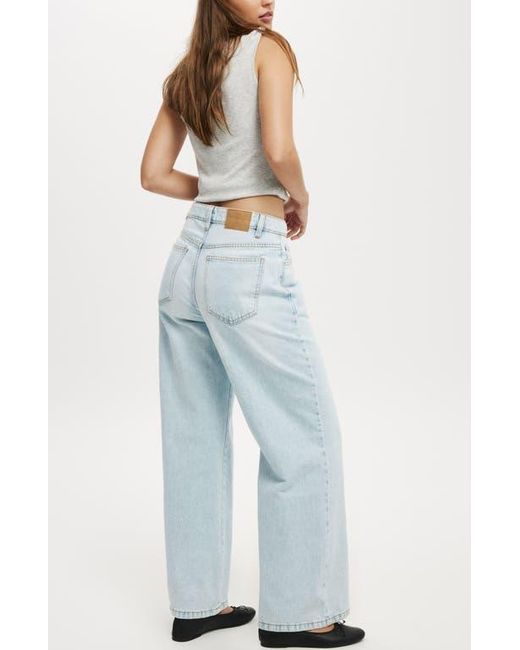 Cotton On Blue Relaxed Wide Jean
