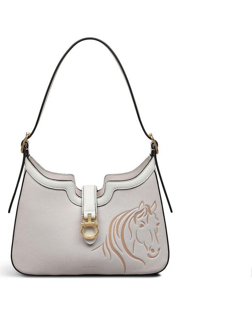 Radley Metallic Kentucky Derby Ss25 Ziptop Shoulder Bag