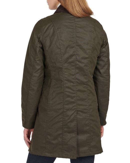 Barbour Black Belsay Waxed Cotton Jacket