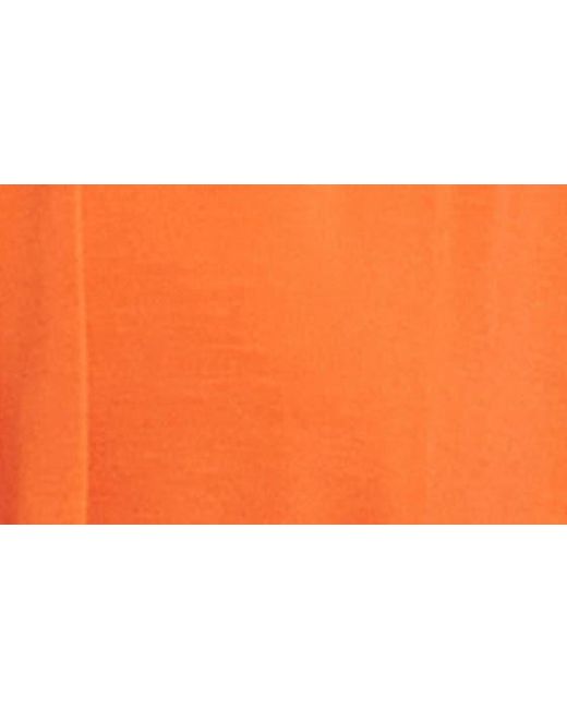 Karen Kane Orange Calli Draped Open Front Cardigan
