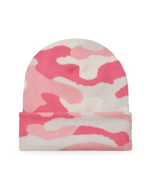 Alix Pink Molecule Beanie for men