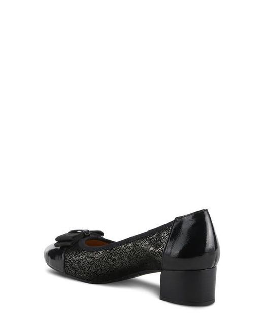Spring Step Black Paulette Bow Pump