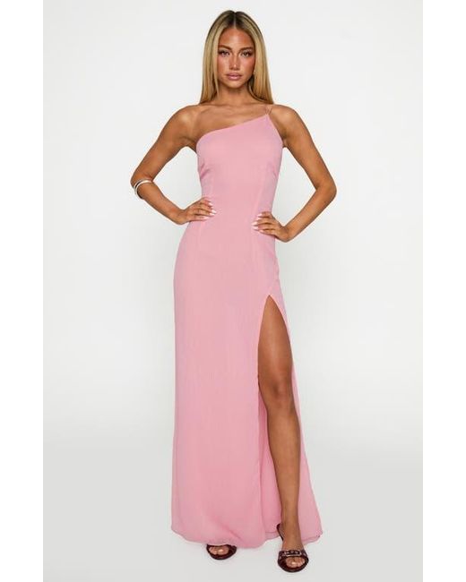 Princess Polly Pink Kiss Of Life Chiffon Gown