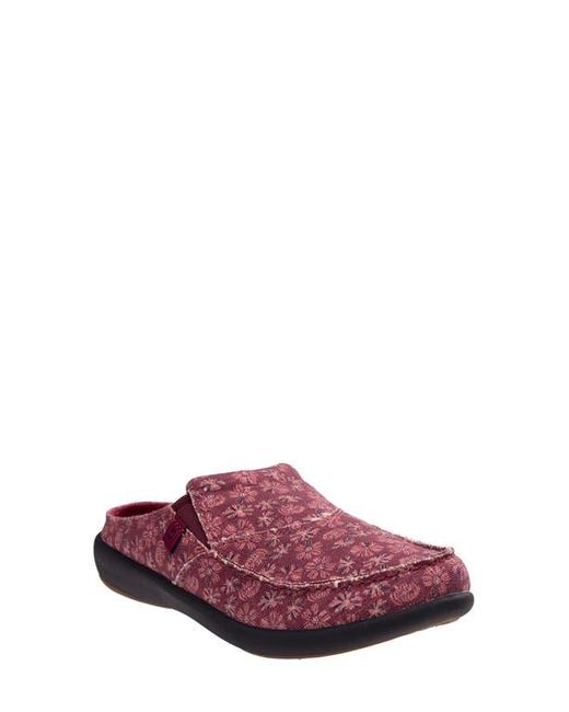 Revitalign Purple Siesta Orthotic Canvas Slip-On Shoe