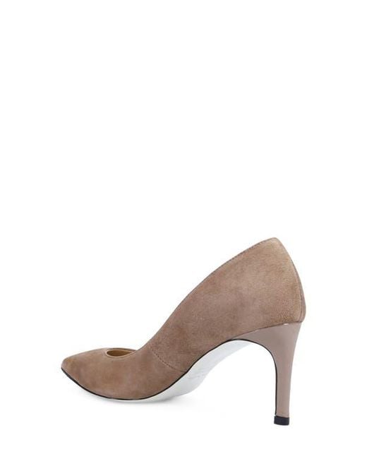 Ron White White Cindy Pointed Toe Pump