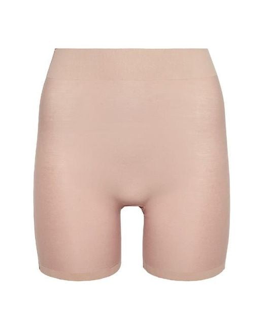 Wolford Pink Cotton Contour Control Shaping Shorts