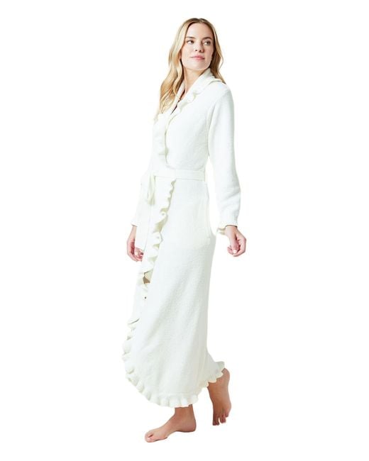 Softies Natural Ruffle Chenille Robe