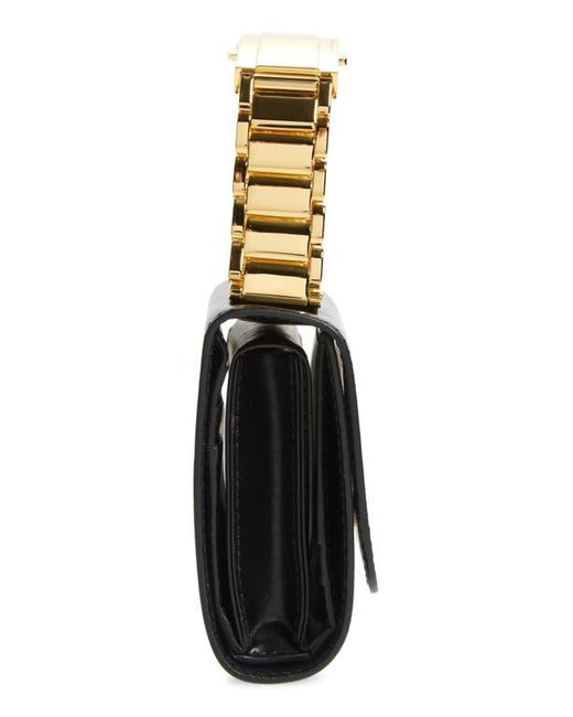 Sacai Bracelet Watch Handle Trifold Bag in Black | Lyst