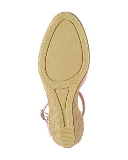 Penelope Chilvers Pink Dali Ankle Strap Espadrille