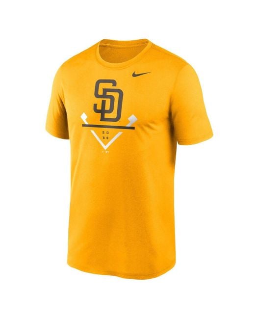 San Diego Padres Nike Authentic Collection DRI-FIT Velocity T-Shirt - Mens