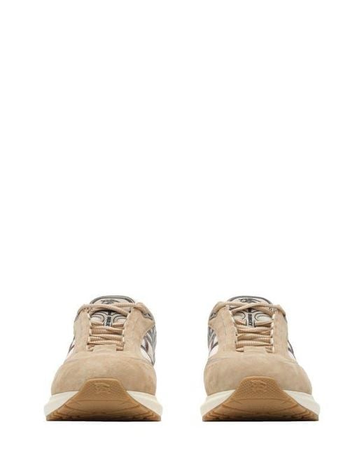 Burberry White Eclipse Mixed Media Sneaker for men