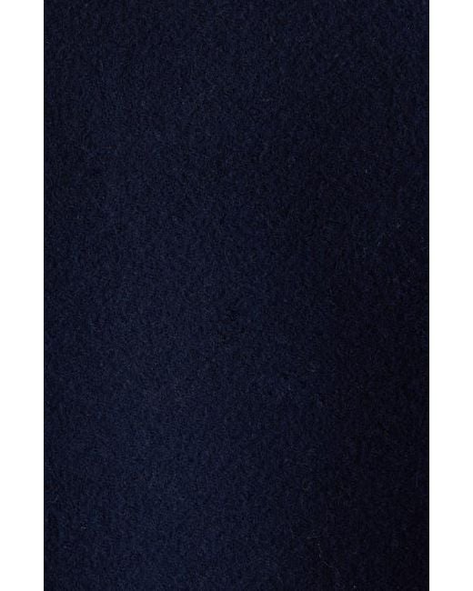 Chloé Blue Iconic Soft Wool Blend Coat