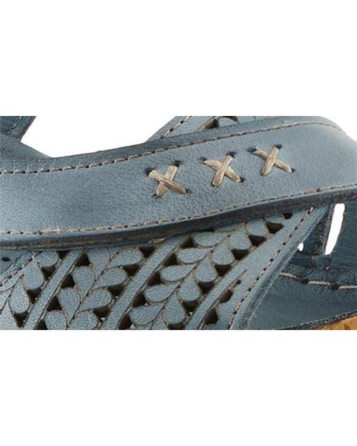 Spring Step Blue Galaire Sandal