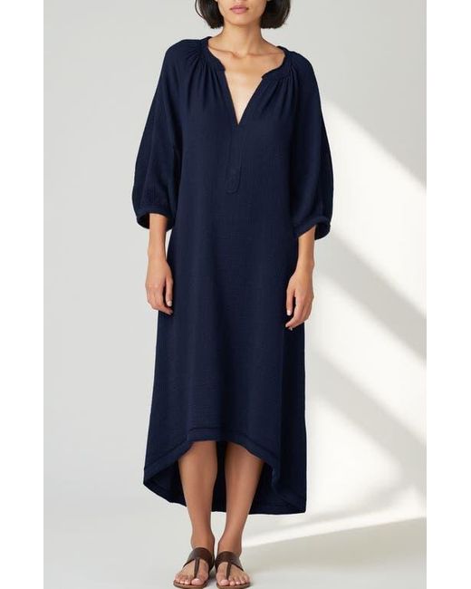 red dress blue shoes Oh My Gauze Wish Dress Cobalt – Blooming Boutique main image 0